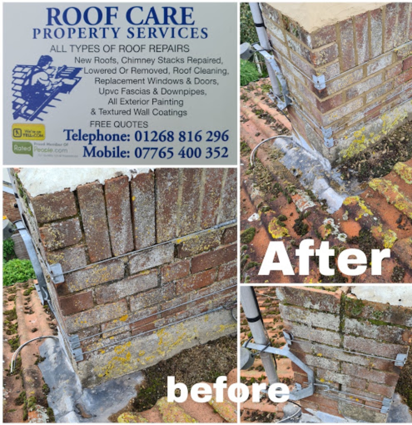 Logo of Roof care property services