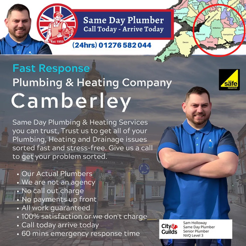 Logo of Same Day Plumber in Camberley Plumbers In Camberley, Surrey